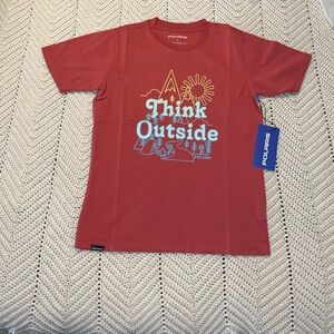 Polaris Red Graphic Tee. Youth large
Think Out Side..